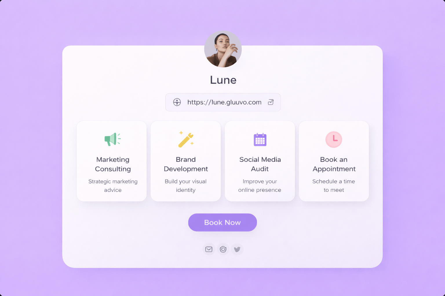 Share your business publicly in one link